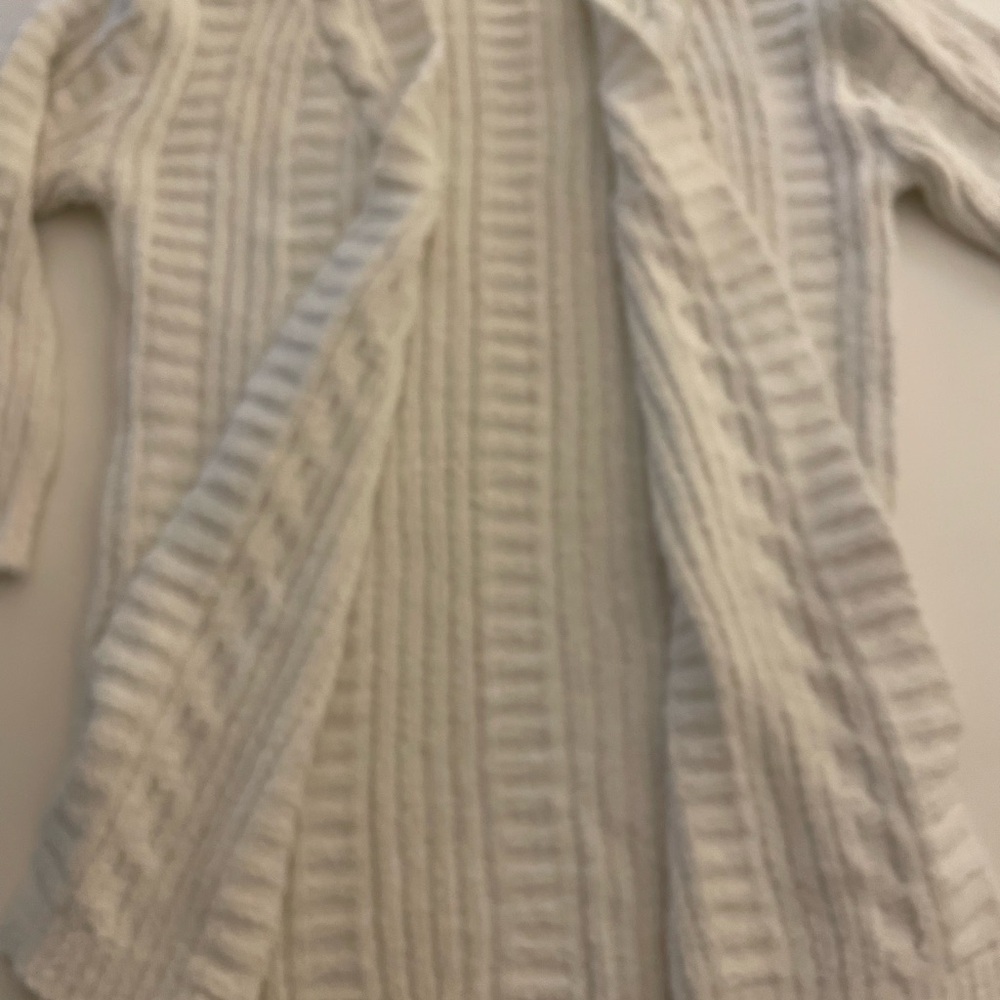 Cozy Cable Knit Open Front Cardigan